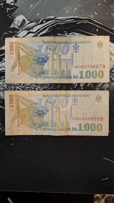 bacnote de 500 si 1000 lei