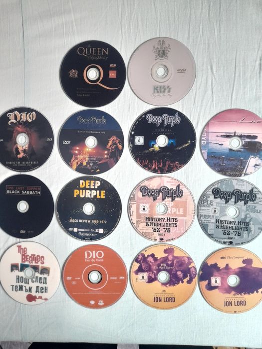 ДВД Рок музика ,правя и по поръчка