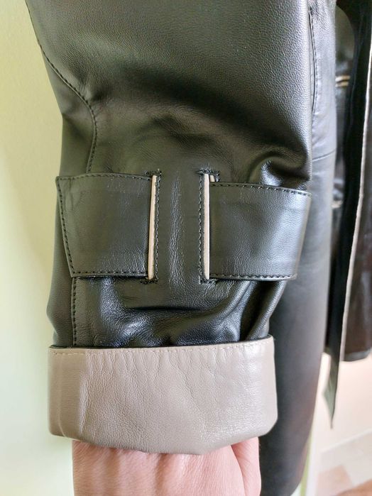 Манто от естесвена кожа