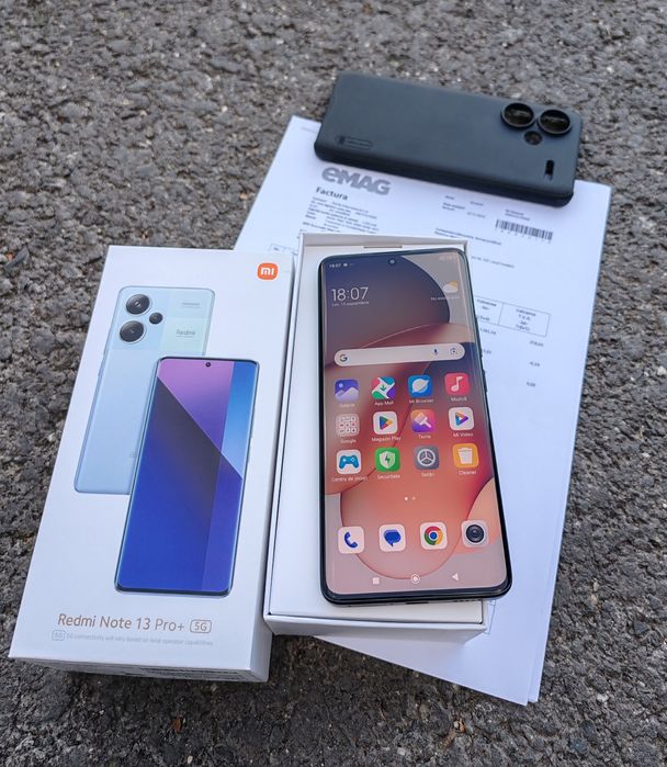 Xiaomi NOTE 13 PRO+ PLUS 256GB/8GB Black, Garanție, Neverlock, Full bo