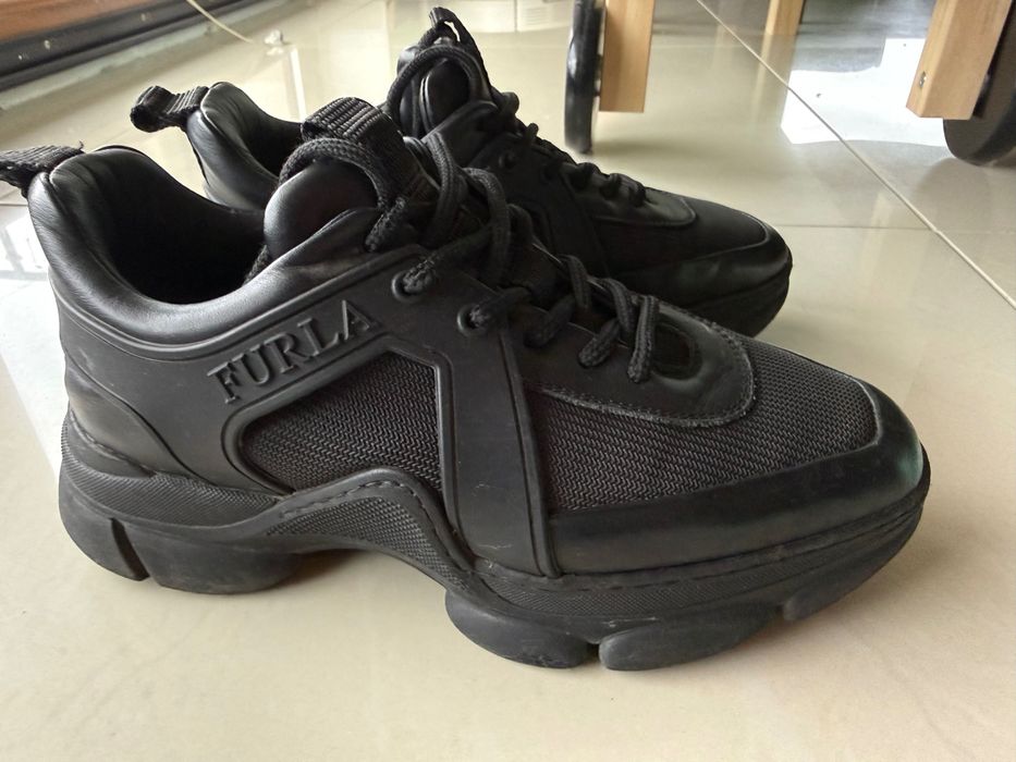 Оригинални Furla маратонки от естествена кожа