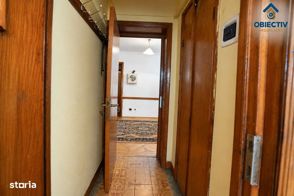 Apartament 3 camere/ 2 balcoane + boxa CENTRU Dioda