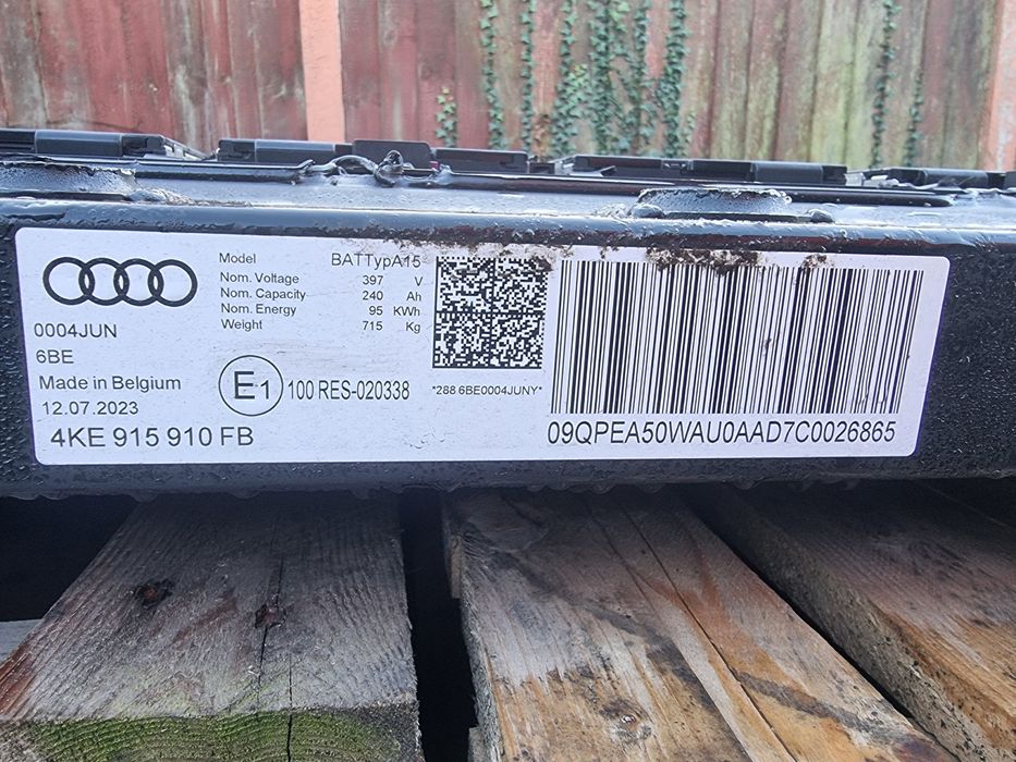 Audi e tron baterie litiu ion 25kwh