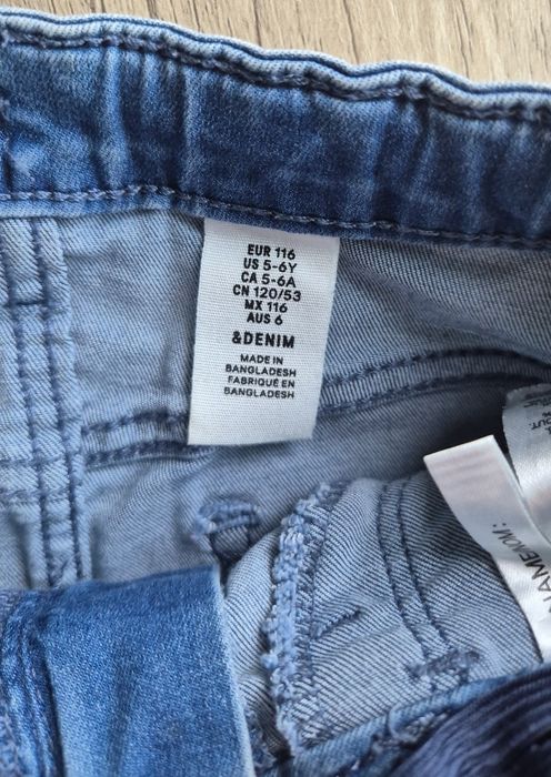 Джинсовая юбка H&M на 5-7 лет, 116-122 см