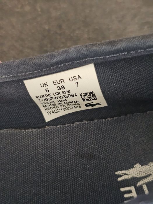 Teniși damă, Lacoste, mărimea 38