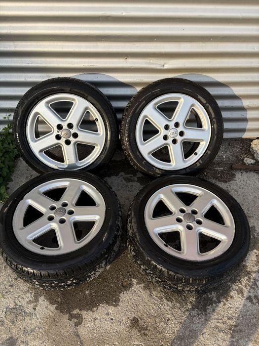18" джанти 5х112 Audi 8J et43 с всесезонни гуми 235/50/18 дот 2019г