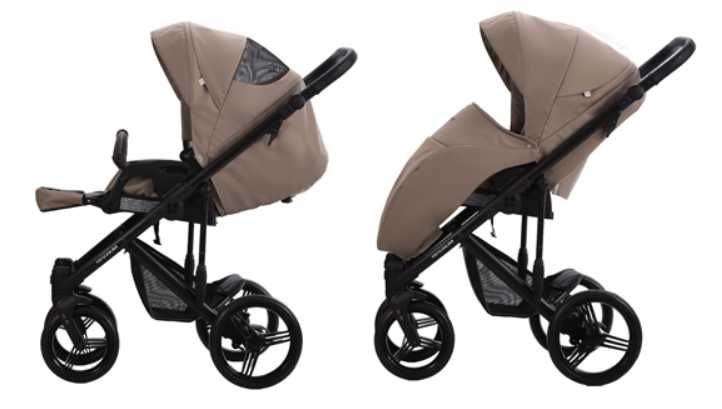 Бебешка количка 2в1 Bebetto Magnum LIGHT PRO - Еко кожа