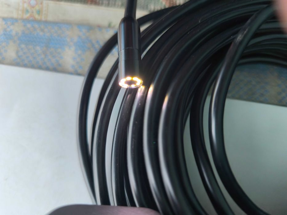 Camera endoscop industrial 10 m cu ecran lcd 11 cm