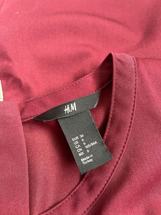 Rochie dama office H&M/ marime 36/ burgundy