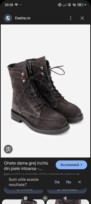 Ghete Dasha piele intoarsa