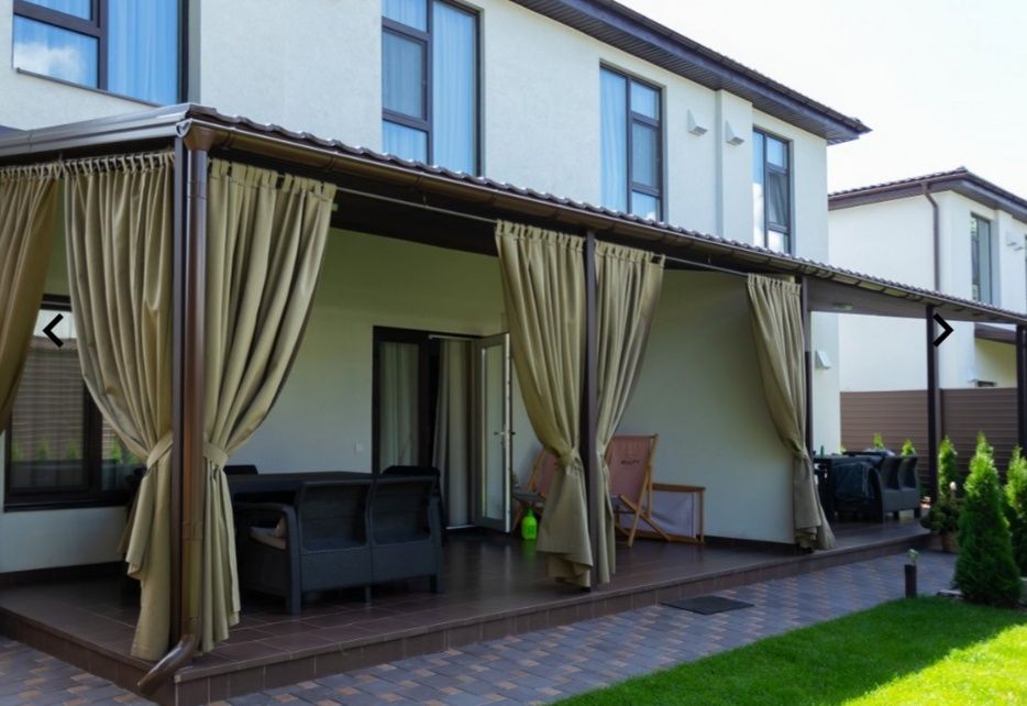 Пошив штор в беседку, летнюю террасу.