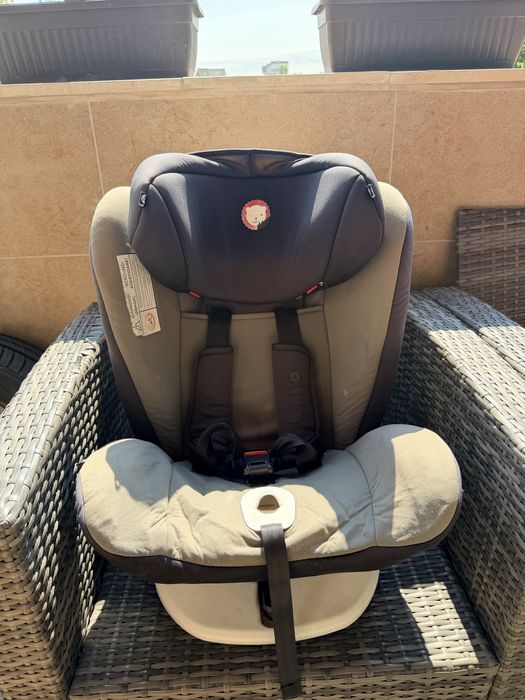 Столче за кола ISOFIX Lionelo Bastiaan, Въртящо, 0-36 кг, Сиво