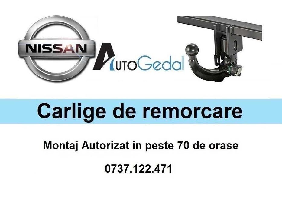 Carlig Remorcare NISSAN Note - Omologat RAR si EU - 5 ani Garantie