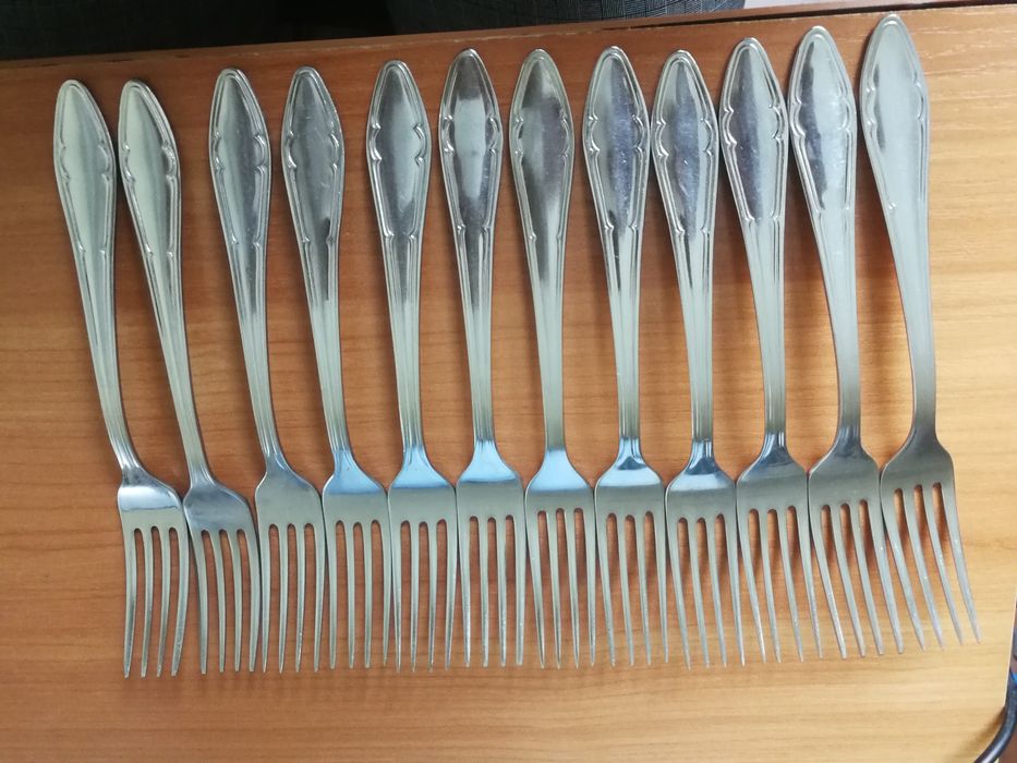 Български вилици и лъжици Петко Денев Габрово неръждаема стомана