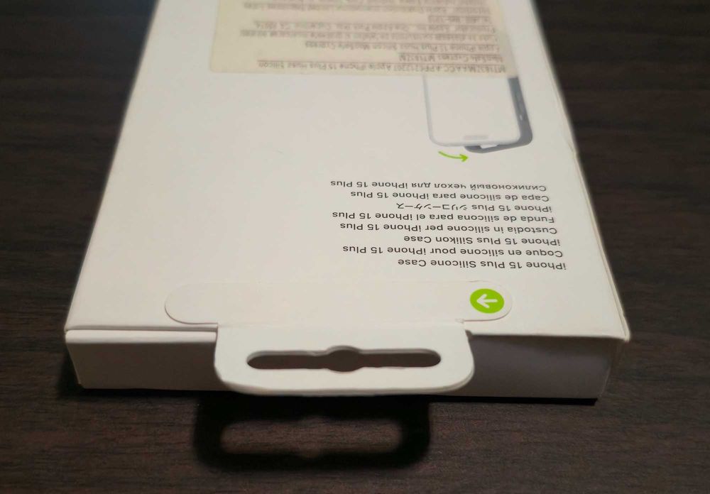 Husa silicon originala Apple Silicone Case Magsafe iPhone 15 Plus