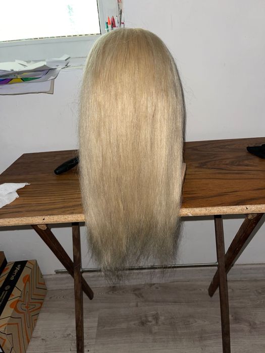 Cap manechin cu păr natural este foarte bun