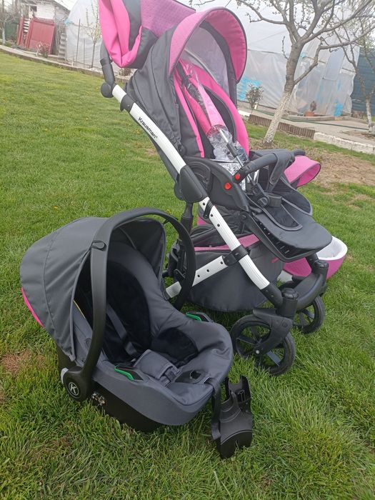 Carucior 3 in 1 Poema Pink - Krausman