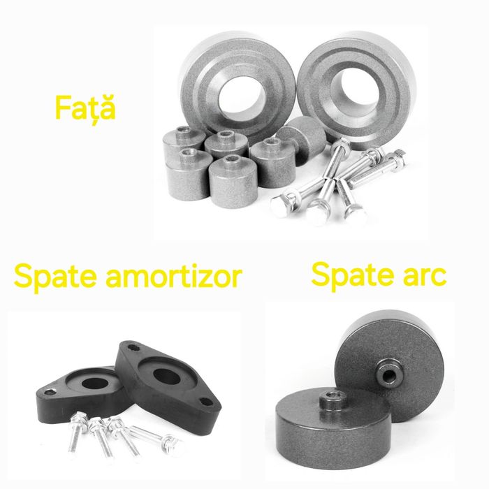 Inaltatoare/distantiere fata/spate Audi A4-B6,B7 A6-C6, 20-30 mm