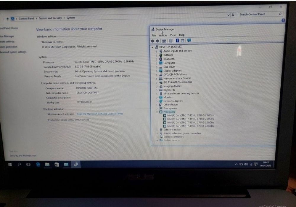 Laptop Asus X555L i7
