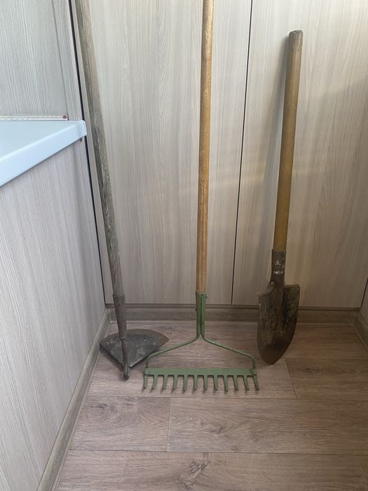 Грабли, лопата, тяпка СССР