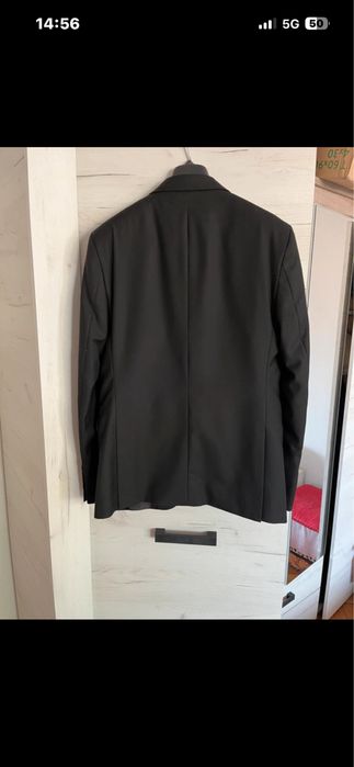 Sacou barbati stofa calitate (70% lana)vesta papion batista marime 48