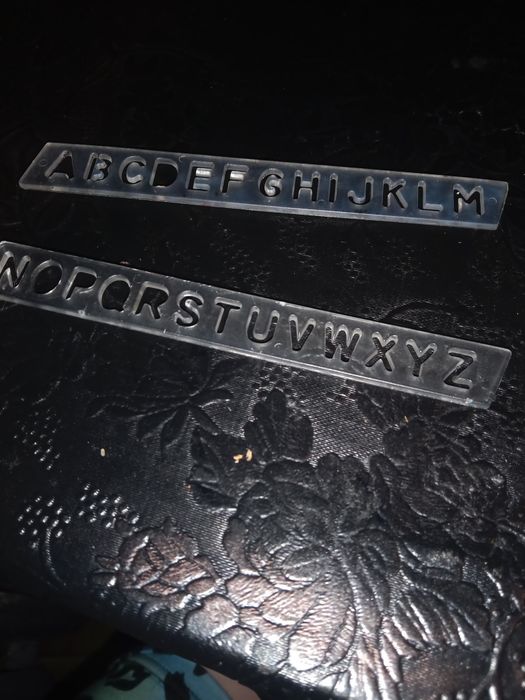 Развивающие детские линейки с английскими буквами