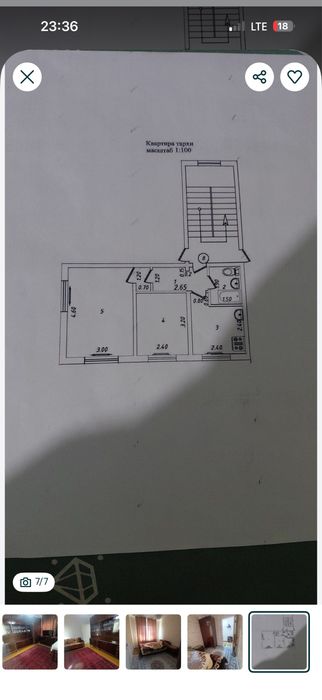 2 xonali kvartira
