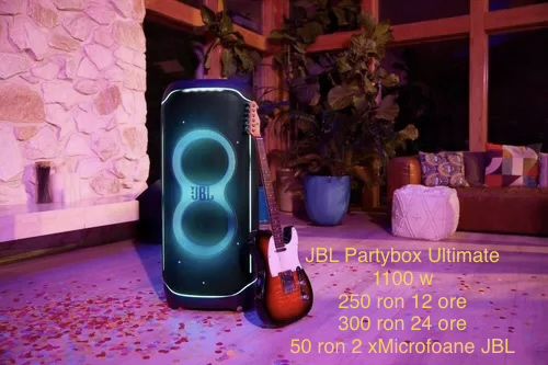 Închirieri Boxe JBL PartyBox – Sunet Puternic pentru Evenimente