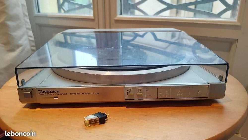 pick-up turntable Technics SL-D4 linear, doza noua Audio-Technica