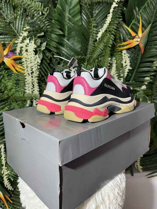 Balenciaga Triple S Pink White Black