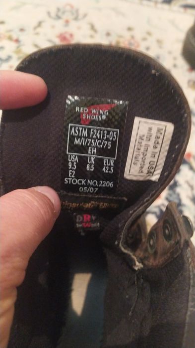 Ботинки ТШО red weng