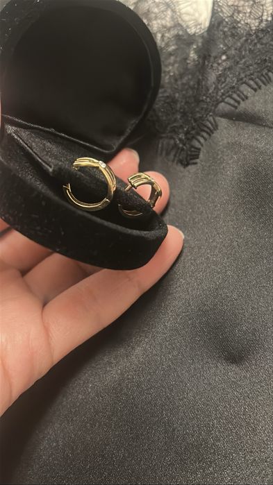 Серьги с брилиантами 750 пробы