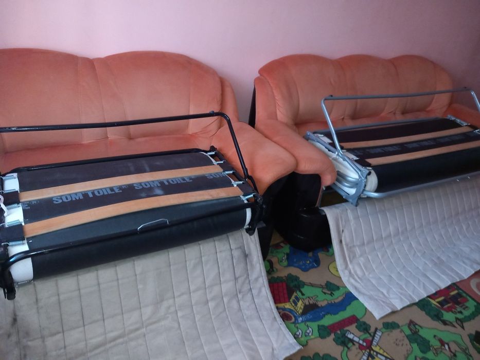 Холна гарнитура с разтегателни дивани