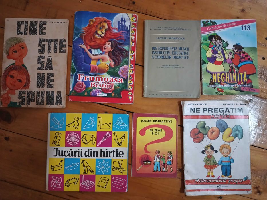 30 Carti tematică didactica/școlară,reviste/vechi'70/scoala Prescolari