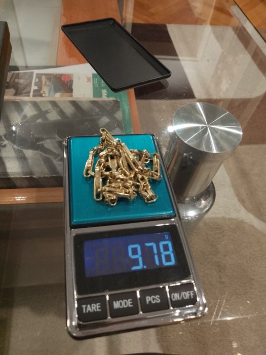 Лот златни ланци + гривна 14К/585