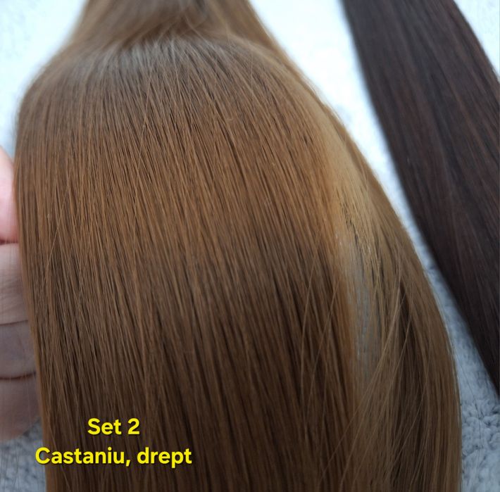 Set extensii cu clips diverse culori