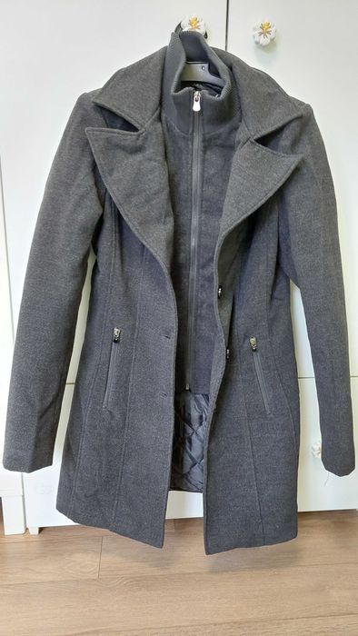 Дамско зимно палто с подвижна подплата