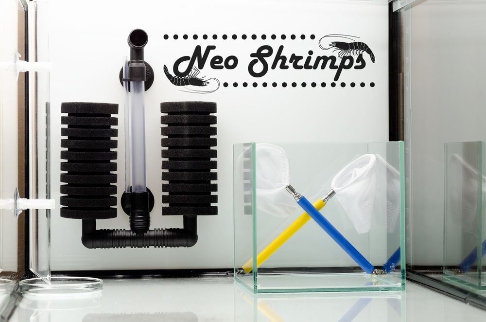 Комплект/сет/ за хранене на аквариумни скариди