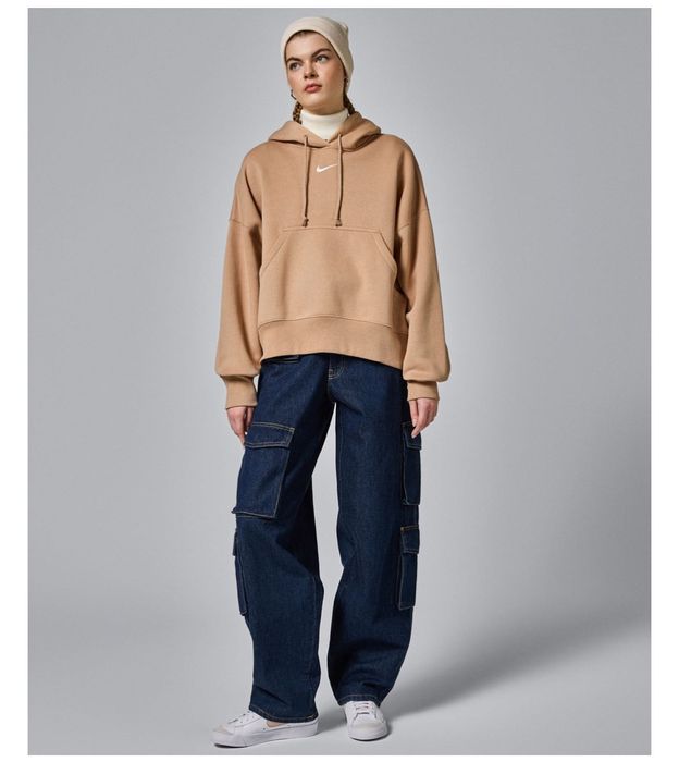 Дамско горнище / худи : Nike W Nsw Jrsy Os Po Hoodie M