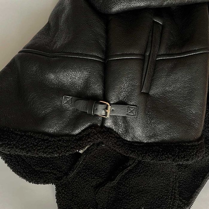 Детская дублёнка на девочку 9 - 10 лет