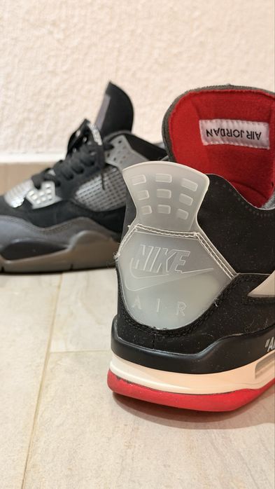 Jordan Retro 4 Black/Infrared Off-White Limited номер 42