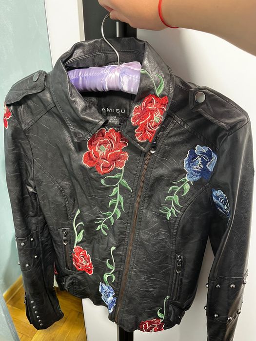 Уникално ново кожено яке