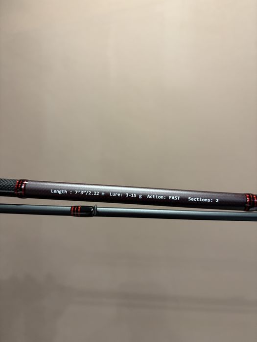 Въдица Filstar red shadow 3-5gr с макара Shimano Catana c3000