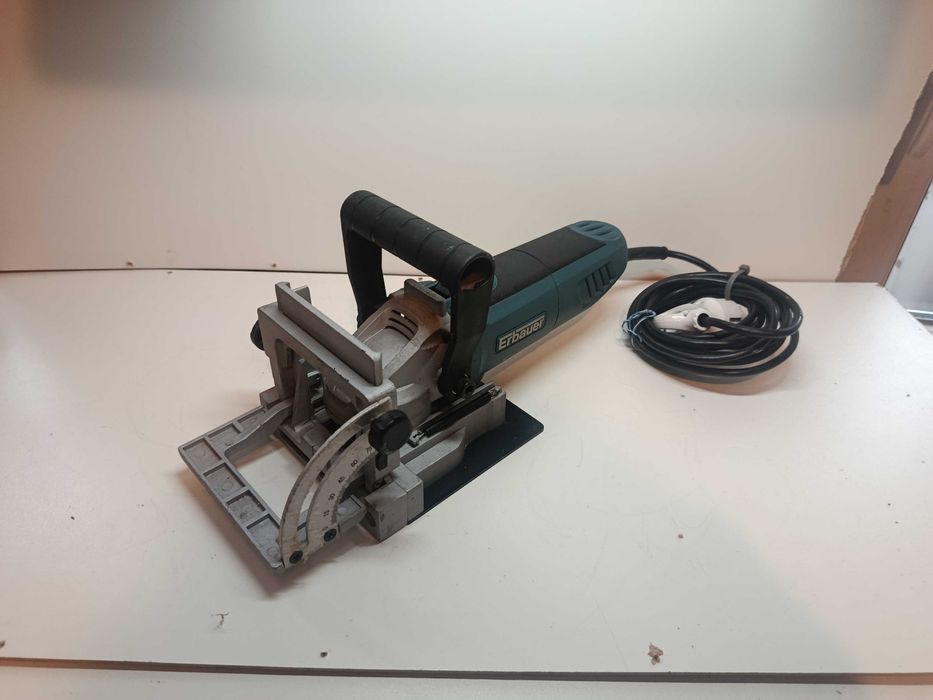 Masină de frezat dibluri plate biscuiti ERBAUER ERB372BIC disc vidia dulgherie