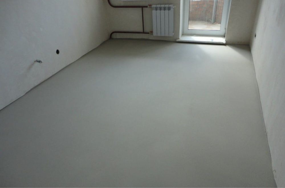 Стяжка, фундамент, отмоска