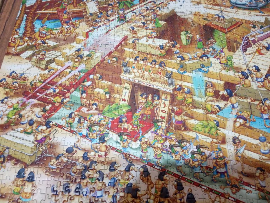 Puzzle 1000 piese D-Toys Cartoon Collection Piramida Egipt