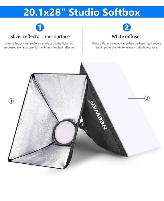 Проф. RGB Диодно Осветление. Видео. Фото. Софтбокс. Постоянно освет