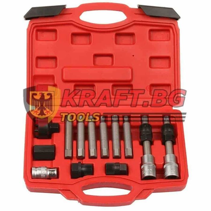 Комплект за демонтаж на шайби на алтернатори – Монтаж на ремъчни шайби