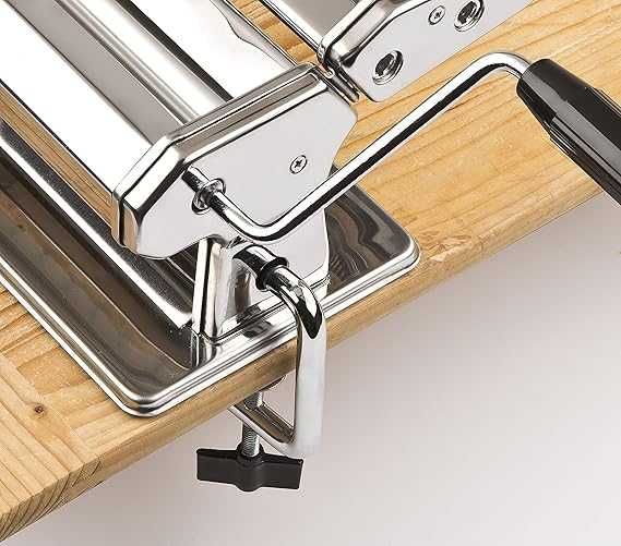 G3 Ferrari G20124 Easy Pasta Machine, неръждаема стомана, ролки 18 см