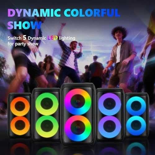 Караоке тонколона с 2 микрофона Bluetooth